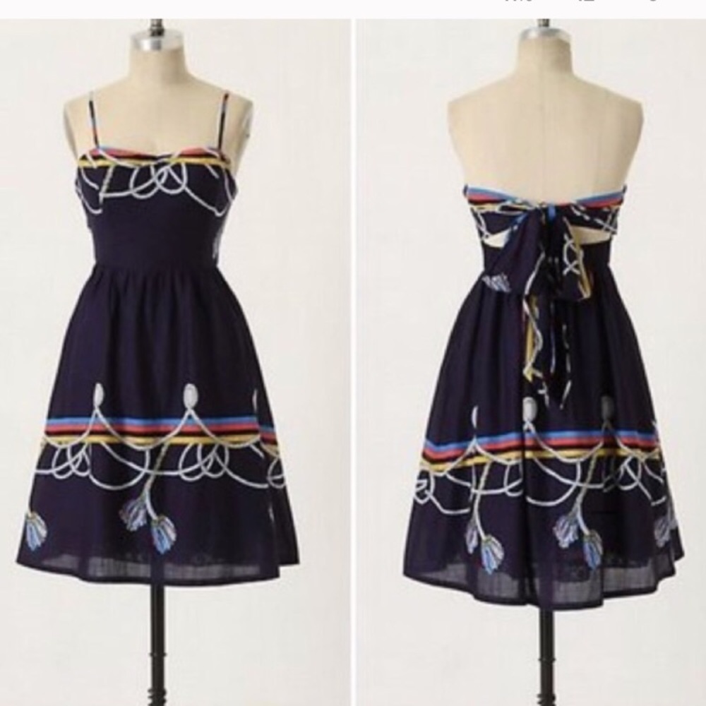 Anthro Wakana Koike Roped In Dress